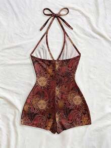 Nuevo mono mini con tirantes de punto multicolor a rayas, sin espalda, adecuado para otoño/invierno, Halloween, Año Nuevo, carnaval, fiesta, cita, té de la tarde, playa, como capa o prenda exterior - Multicolor 5 - Ver 2