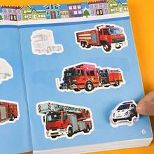 Bộ tem dán xe hơi mới, bao gồm các dòng xe cổ điển, xe đua ngầu, siêu xe, sedan thời trang, v.v. Món quà hoàn hảo cho những đứa trẻ yêu thích xe hơi. - 1. Sách dán tem xe - Xem 10