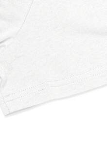 Women's Mexican Style Pure Cotton T-Shirt, Solid Color Summer T-Shirt With Print, Comfortable And Versatile, Casual Short Sleeve T-Shirt For Women - 白色 - 查看 6