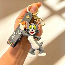 Warner Bros Cartoon Cute Exquisite Cartoon Couple Gift Keychain Backpack Pendant Souvenir Small Gift Backpack Pendant Cute Bag Pendant Portable Keychain Travel Accessory Unisex Bag Pendant Cute Exquisite Small Gift - Multicolor - View 10