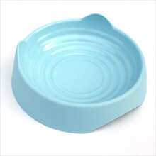 1pc Cat Ear Shaped Pet Bowl, Plastic Material Cat/Dog Food & Water Bowl, Assorted Sizes - 250ml - View 11