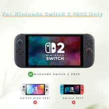 Ivory White - Slim Protective Cover Compatible With Switch 2, No Need Remove Shell For Dock Charging Console & Controllers - View 5