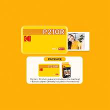 Kodak Printer Foto Ponsel Retro P210R Mini2 (Model Laminasi 2 Inci) – Pencetakan Definisi Tinggi Langsung Bluetooth, Laminasi Otomatis, Tahan Air & Anti Sidik Jari, Desain Portabel Retro + Penggantian Kertas Foto Terintegrasi - MultiWarna - View 7