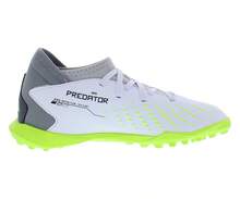 Adidas Predator Accuracy.3 TF GS Boys Shoes - 鞋款白色/黑色/檸檬黃 - 查看 3