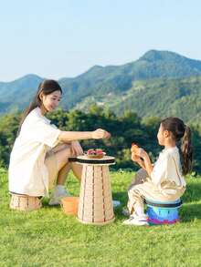 Portable Retractable Stool, Folding Camping Stool For Outdoor Activities - Multicolor - View 10