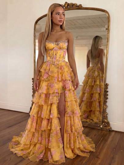 dress light grey Light Grey A-line Backless Spaghetti Straps Lace Tulle Long Prom Dresses,  MP269