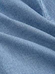 Top de mezclilla sin mangas para mujer, casual de ajuste ceñido y elástico, camiseta de verano, camisetas sin mangas para mujer, ropa de los 90, casual de negocios para mujer, tops de salida para mujer, atuendos de primavera para mujer, tops lin - Lavado ligero - Ver 4