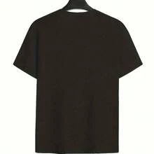 Camiseta Casual para Mujer, Cuello Redondo, Estampado de Fruta de Dragón Fresca de Granja Orgánica, Manga Corta, Top Casual de Verano, 100% Algodón, Resistente - Negro - Ver 2