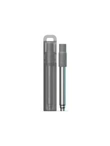 3pcs Stainless Steel & Silicone Retractable Drinking Straws Set, Travel Portable Reusable Straws - View 12