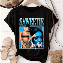 Women T-Shirts - Black - View 7