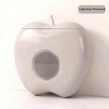 Plastic Bag Holder, Apple-Shaped Bag Dispenser, Wall-Mounted Storage Box, Space-Saving Bag Organizer, Elastic Wrap Holder, Multi-Functional Durable Storage Rack For Home, Office, Kitchen, Bathroom Trash Bag, Shower Cap Storage Box, Dust-Proof Box, Bathroom Storage, Kitchen Container - Multicolor - View 18