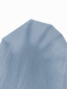 Mono de pierna ancha informal de mujer de talla grande, de algodón, con tirantes finos y espalda descubierta, para verano - Azul - Ver 9