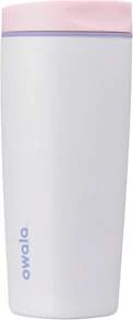 SmoothSip Slider Ceramic-Lined Insulated Stainless Steel Coffee Tumbler, No Metallic Taste Reusable Travel Mug, Hot Iced Coffee Cup,  20 Oz, Candy Coated - MàuB - Xem 1