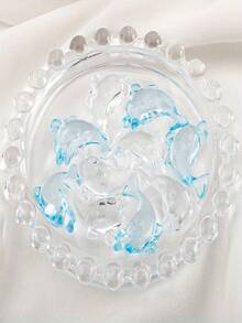 12/24-Pcs Blue Transparent Dolphin Pendant, Handmade Hand Chain Materials, Marine Animal Pendant - Multicolor - View 6