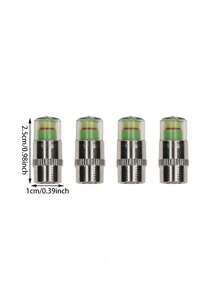(Random Appearance Color) 1 SET Tire Pressure Monitoring Cap Car Tire Pressure Monitoring Plastic Core Set Tire Pressure Cap Tire Pressure Cap - View 8