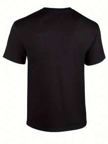 Camiseta divertida y con estampados graciosos - 100% algodón con diseño de cuello redondo y estampados originales - Ideal para uso casual y como ropa de jardinería, disponible en estampados blanco y negro, diseño unisex de cuello redondo, un regalo perfecto para Halloween, Navidad, Día de Acción de Gracias o cumpleaños. - Negro - Ver 2