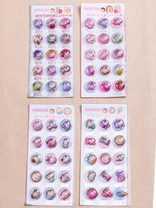 Colorful 3D Epoxy Resin Stickers - Cute Animals - Waterproof, Reusable, Repositionable, Self-Adhesive, High-Quality Resin - Perfect For Decorating Smartphones, Phone Cases, Laptops, PCs, Tablets, Stationery, Notebooks, Journals And Diaries. - Multiple Colors Available [Style/Packaging Random] - View 9