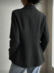 Women Blazers - Black - View 5