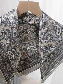 Khăn quàng cổ họa tiết Paisley, thích hợp cho phong cách thường ngày và kỳ nghỉ. - Nhiều màu - Xem 2