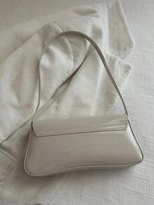 Nueva bolsa de teléfono de verano, bolsa brillante para debajo del brazo, mochila pequeña - Blanco - Ver 5