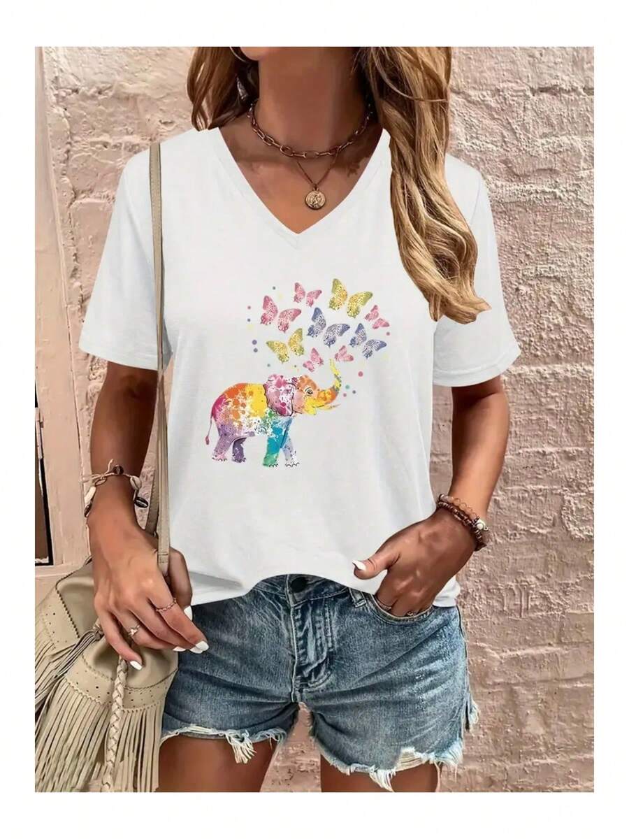 Women T-Shirts - White - View 1