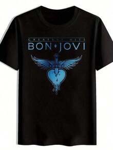 Camiseta gráfico de ellos mejores Éxitos de Bon para hombres - Camiseta de banda de roca antiguo conónico títulos de canciones, camiseta de manga corta transpirable con cuello redondo, lavable máquina camiseta casual para conciertos, playa y conjunto de ropa casual - Regalo para fanáticos de laúsica para todos ellos las estaciones (ajuste regular)-Vintage Calle Estilo Unisexo Suelto Algodón Corto Manga Tripulación Cuello Camiseta 100% algodón puro - Negro - Ver 7
