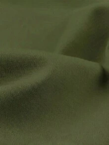 Camiseta de mujer estampada de manga corta para verano, tela de poliéster, estilo multifuncional, corte regular, peso 180 gramos, 1 unidad. - Verde militar - Ver 5