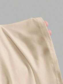Vestido mini ajustado y sexy para mujer con hebilla metálica sin tirantes - Amarillo - Ver 6