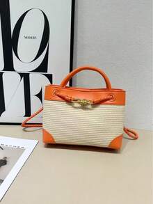BV Bottega Small Andiamo Bolso de mujer tejido a mano en cuero genuinoBolsodebolso de manotipocuboconpatróntejidoparamujer,bolsodemarca,elegantebolsodemanoparaseñorabolsaderegaloexquisita,bolsodebolso de manodelujoparamujer,bolsocruzadodemodaparamujer,adecuadoparachicas,estudiantesnivel universitariodamasdeoficina,madresdemedianaedadparausodiario,comprasoficina,clase,reuniones,citas,actividadesalairelibretambiénunregaloidealparaBolso de mano para mujer, modelo nuevo 2026, bolso de paja arcoíris, bolso tejido casual de verano, bolso bandolera casual de playa para mujer. - Naranja - Ver 13