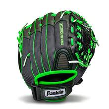Franklin Sports Molino de Viento Serie Ligero Guante de Softball, 27.9 cm - Gris/Lima - Ver 9