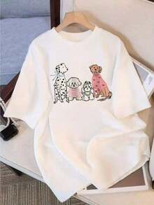 Women's Pura T-Shirt Short Sleeve Niche Design And Print 2025 Summer New Loose Fitted Half Sleeve Top For Women - 白色 - 查看 6