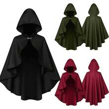 Stage Dance Wear - Hooded Cape Women's Shawl Green - View 3