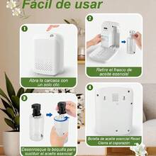 Smart Electric Essential Oil Diffuser With Bluetooth 400ml, Fragrance Machine For Home And Hotel, White - 400ml - View 8
