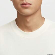 Nike Summer Men's Printed Loose Crew Neck Basketball Sports Breathable Short-Sleeve T-Shirt - Off White - View 4