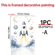 1/3PCS Canvas Wall Art Posters For Room Home Decor Room Decor AestheticOptional Frame Room DecorRoom Decoration Stuff Wall Decor Bedroom Decor Baby Room Decoration Living Room Decor Office Decor,Space-Themed 3-Piece Wall Decor Set For Kids' Rooms, Solar System Poster, Astronaut And Moon Design, Rocket Wall Decor For Kids' Rooms, Baby Boy Room Decor, Space-Themed Wall Decor - Multicolor - View 22