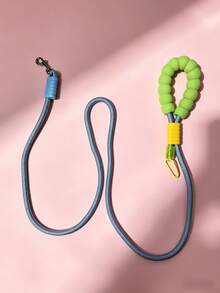 Hands-Free Crossbody Dog Leash, Adjustable Waist/Shoulder Pet Leash With Comfortable Beaded Handle, No-Tangle Running & Walking Lead For Small Medium Dogs - Multicolor - View 8