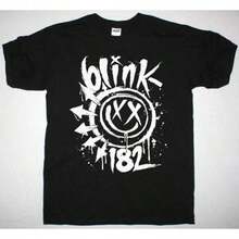 Camiseta de manga corta 2024 Blink 182, Camiseta Blink 182 One More Time, Ropa para adolescentes y niñas, Camisetas para niños y niñas, Ropa para niñas jóvenes, Conjuntos familiares a juego, Ropa de anime, Regalo para niños y niñas, 100% algodón. - Negro 4 - Ver 6