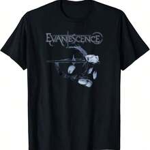 Evanescence Logo Petals T-Shirt - Black - View 1