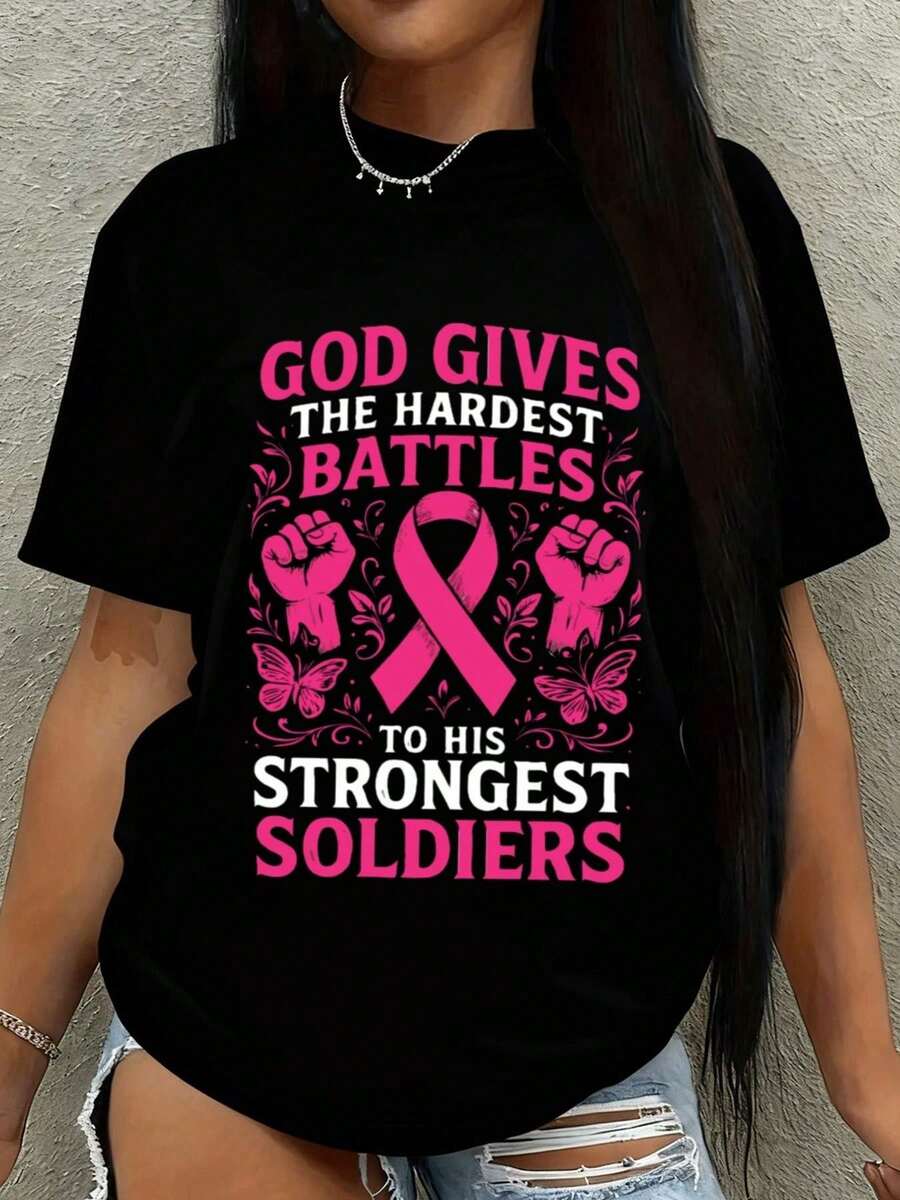 Camisetas negras de eión limit para mujer con el tema del soldado más fuerte, perfectas para uso diario y de fin de semana. Camisetas elegantes y humorísticas adecus parrimavera y verano, ies como regalo del Día de la Madre