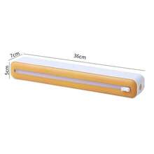 1 cái hộp đựng màng bọc thực phẩm 2 trong 1 kèm dao cắt, hộp đựng màng bọc thực phẩm có lưỡi cắt trượt, dao cắt màng bọc thực phẩm có cốc hút có thể nạp lại, hộp đựng màng bọc thực phẩm nhà bếp, giá đỡ cắt túi giữ tươi, hộp đựng màng bọc thực phẩm đa chức năng kèm dao cắt - nhiều màu - Xem 17