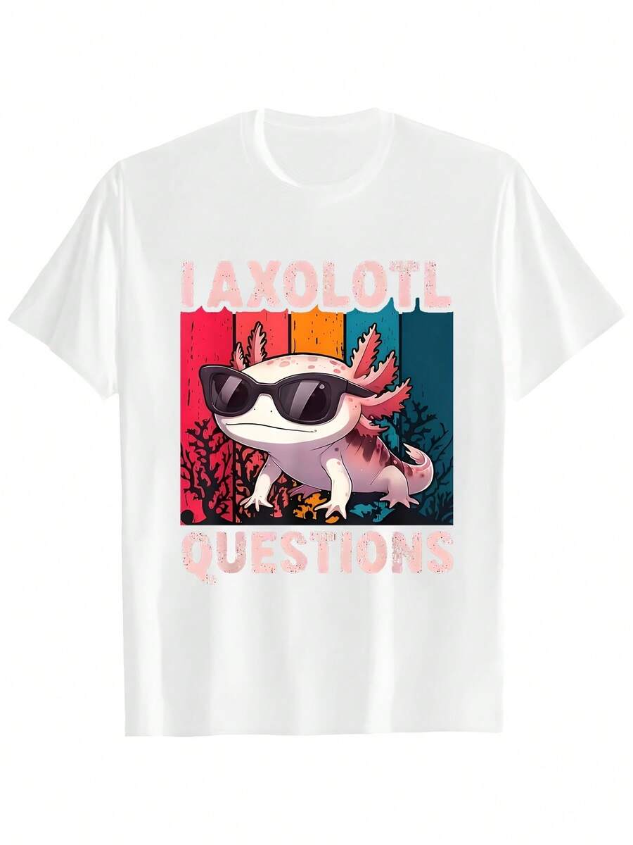 Camisetas gráficas vintage para niños y niñas - Divertidas camisetas casuales de manga corta con cuello redondo, tejido suave y elástico, perfectas para el verano, camisetas de manga corta con cuello redondo para niños, material de fibra transpirable de verano, ropa de verano - Negro - Ver 1