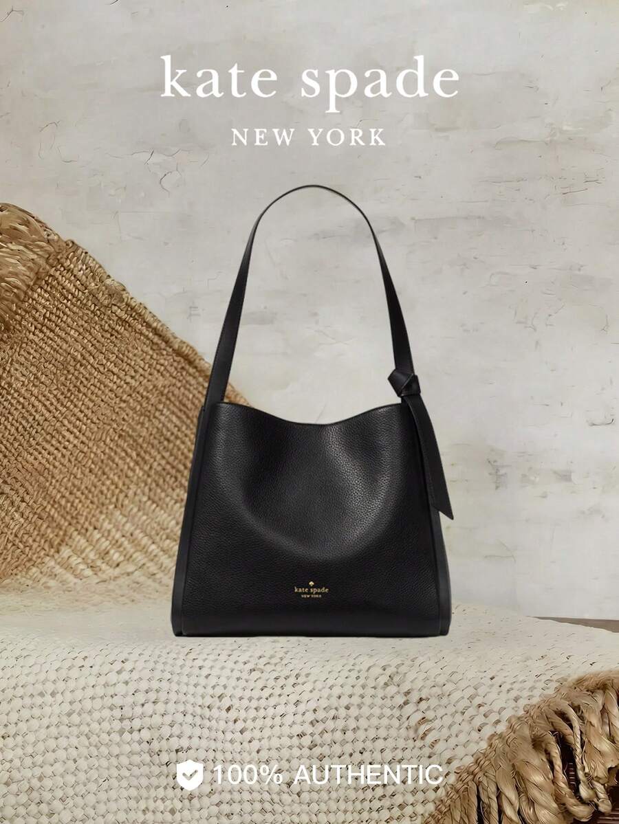Kate Spade KS KNOTT Shoulder Bag for Women With Adjustable Strap and Large Capacity Bucket Bag - 黑色 - 查看 1