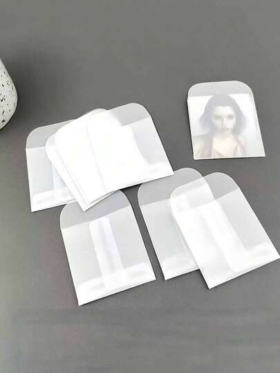 30 chiếc phong bì giấy bán trong suốt đa năng, dùng để sưu tập tem, giấy gói quà, cúc áo, trưng bày và bảo quản trang sức, sắp xếp các vật dụng nhỏ, dễ thiết kế, túi trong suốt, chất liệu bền, cấu trúc chắc chắn, túi đựng vật dụng nhỏ.