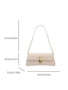 Nueva bolsa de teléfono de verano, bolsa brillante para debajo del brazo, mochila pequeña - Blanco - Ver 2
