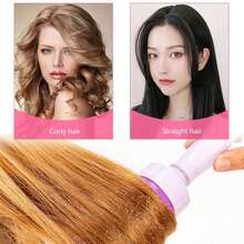 Escova Redonda de Alumínio Iônico, Um Pente para Modelagem e Encaracolamento de Cabelos com Função Anti-Estática e Prevenção de Nós, Um Acessório Essencial para Viagens, Uma Ferramenta de Penteado para Estilização de Cabelos, Essencial de Viagem, Penteado, Cuidados com os Cabelos, Pente, Pente Traseiro, Pente de Modelagem - Rosa chiclete - Visão 5