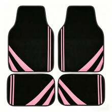 4pcs Universal Car Floor Mats, Universal Anti-Slip Waterproof Car Carpet Liners, Washable Durable Car Interior Accessories Fit For Sedan, SUV And Hatchback, All-Weather Protection, Stylish Interior Protection And Easy Cleaning Solution - Car Floor Mats - View 10