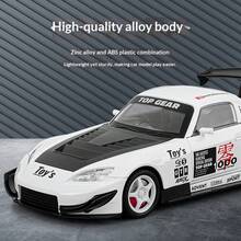 Maisto 1:22 Metal Diecast S2000 Car Model, Realistic Details With Steering Front Wheels, Children Toy Car, Halloween Gift For Boys - Multicolor - View 6