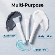 Tazón de mezcla de máscara facial de silicona negra, herramienta de aplicación de máscara facial - Multicolor - Ver 9