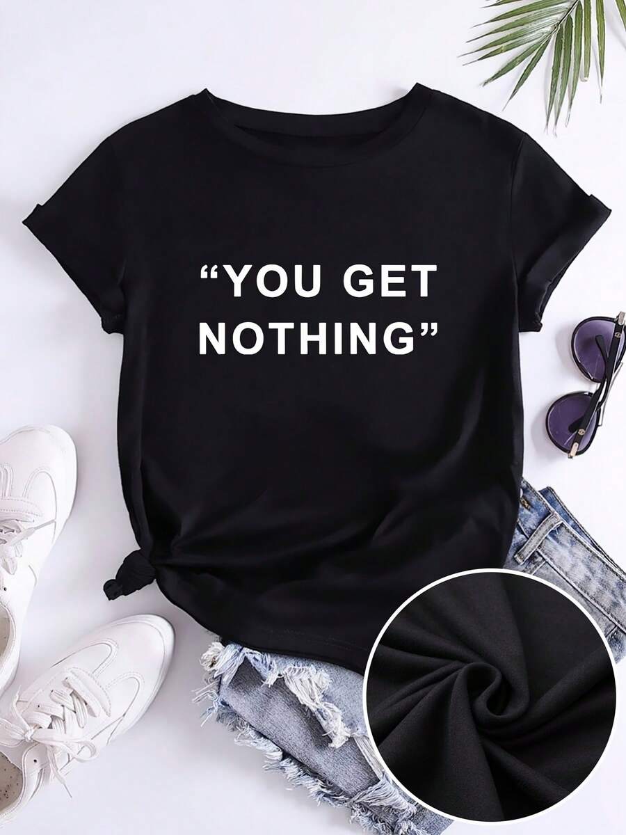 Camiseta de mujer extragrande de 1 pieza, cuello redondo y manga corta - Camiseta de uste hoado y ligero compatible con blusa, adecu para ropa casuriental, lavable a máquina, para superponer y atuendos diarios (sin transparencia)