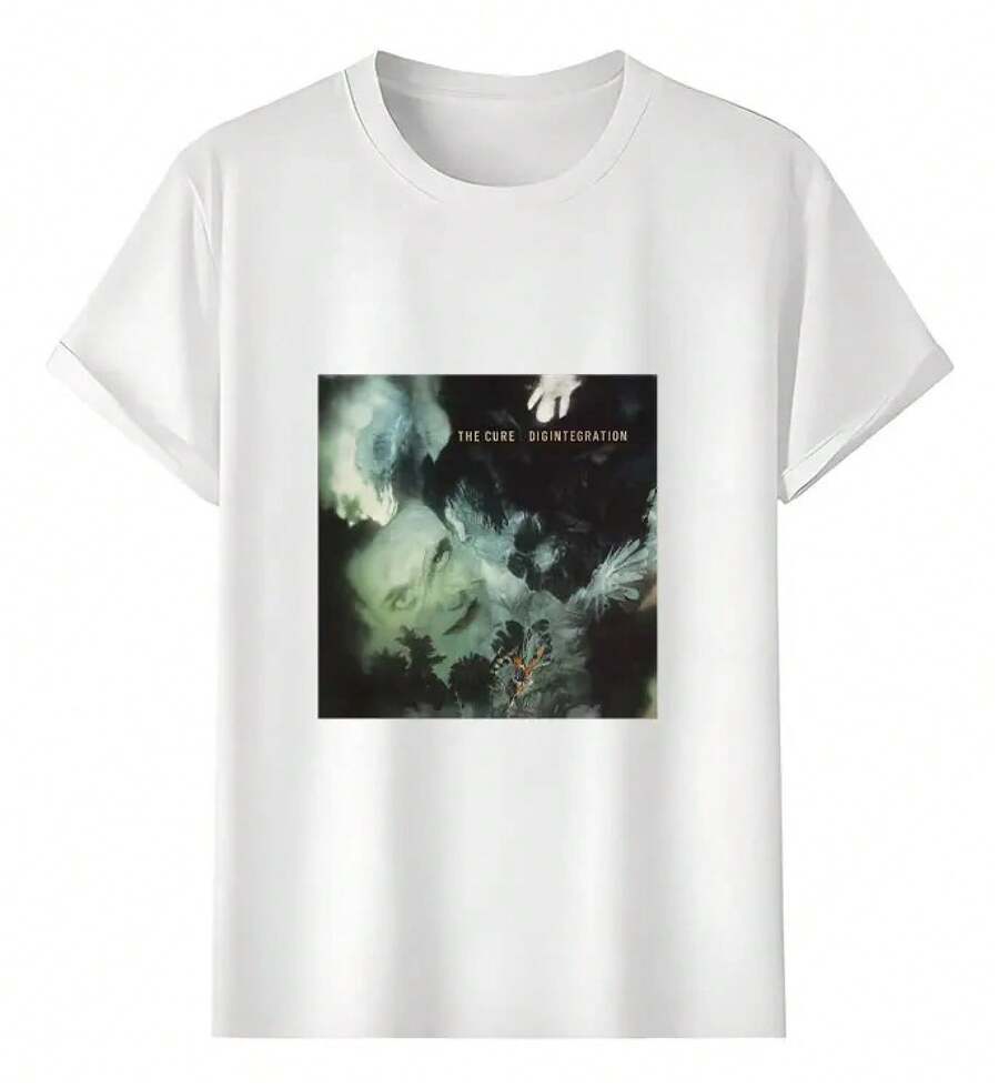Camiseta Muscle Freaks Disintegration Album Estilo The Cure - Blanco - Ver 1